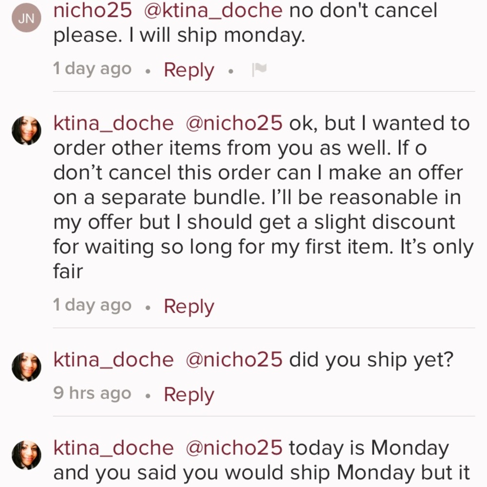 Watch out for this seller.